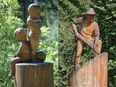 Figuren am Schwandener Lebensweg